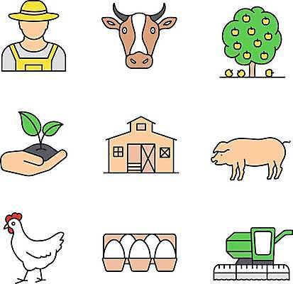 EPS 해외이미지 나무 식물 동물 모자 디자인 컨셉 농업 과일 일러스트 조류 쟁반 육류 사람 건물 세트 픽토그램 새싹 계란 웹 치킨 가축 돼지 소 사과 농부 결합 만화 가득함 심볼 그림 유기농 팩 헛간 외양간 고립 땅바닥 모종 밭일 암탉 항목 스타일 해외일러스트 직업 건축물 웰빙 잡화 산업 인터넷 식재료 포유류 바닥 알 화장품 닭 암컷 저장고 닭고기요리 파일형식 벡터 이미지허브