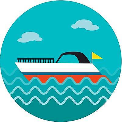 EPS 해외이미지 바다 하늘색 일러스트 사람없음 깃발 해외일러스트 파란색 파일형식 벡터 이미지허브