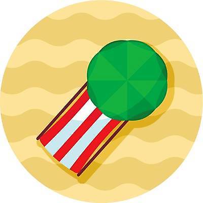 EPS 해외이미지 일러스트 사람없음 여름 노란색 파라솔 선베드 해외일러스트 계절 컬러 의자 파일형식 벡터 이미지허브