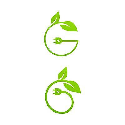 EPS 해외이미지 잎 일러스트 사람없음 초록색 그린캠페인 원형 콘센트 보호 심볼 에코 친환경 해외일러스트 도형 식물 캠페인 컬러 컨셉 환경 파일형식 벡터 이미지허브