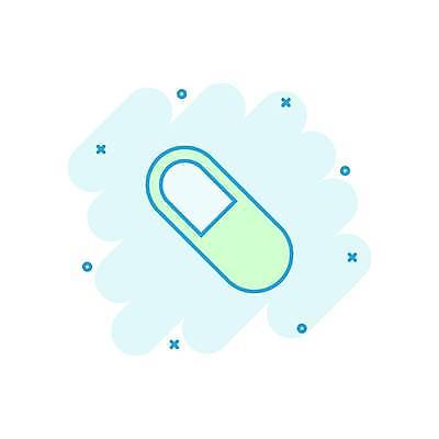 EPS 해외이미지 일러스트 사람없음 알약 민트색 해외일러스트 컬러 약 파일형식 벡터 이미지허브