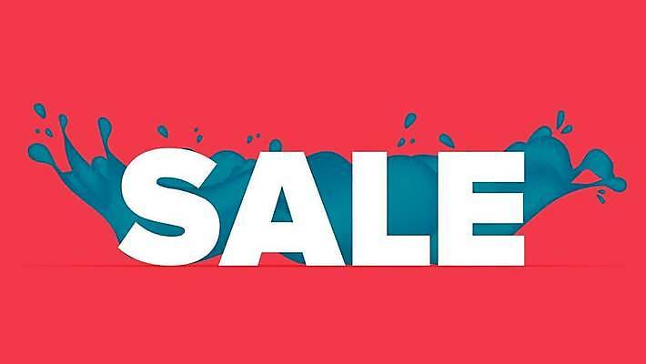 EPS 해외이미지 일러스트 이벤트 타이포그라피 사람없음 빨간색 세일 청록색 스플래쉬 해외일러스트 문자 컬러 파일형식 벡터 이미지허브