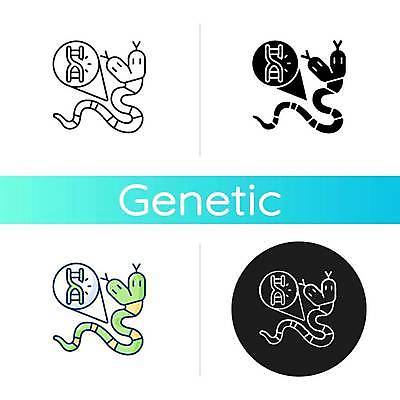 EPS 해외이미지 동물 디자인 일러스트 부분 생물 사람없음 손상 변화 플랫 DNA 생명공학 유전공학 해외일러스트 컨셉 의학 공학 파일형식 벡터 이미지허브