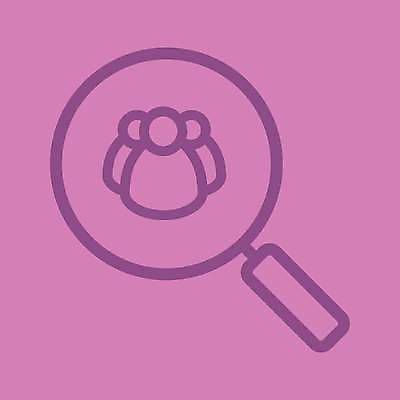 EPS 해외이미지 클립아트 디자인 선 분홍색 컨셉 일러스트 유리 미술 사람 픽토그램 웹 플랫 확대 종업원 심볼 직원 확인 사인 검색 그림 경영자 윤곽 모집 발견 경영 고립 고용 신분증 인원 채용 사용자 해외일러스트 직업 컬러 인터넷 비즈니스 재질 문화예술 구직 리더 증명서 파일형식 벡터 이미지허브