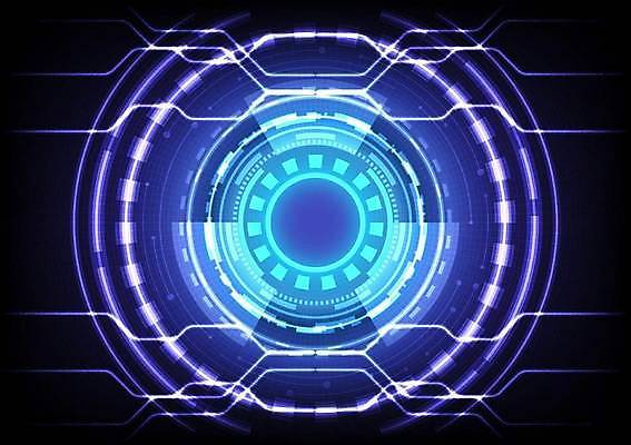 EPS 해외이미지 백그라운드 일러스트 사람없음 디지털 사이버 UI SF 해외일러스트 파일형식 벡터 이미지허브