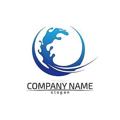 EPS 해외이미지 파도 일러스트 비즈니스 추상 사람없음 파란색 물방울무늬 물방울 네트워크 심볼 웨이브 심플 해외일러스트 바다 컬러 무늬 파일형식 벡터 이미지허브