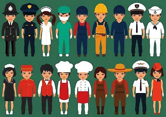 EPS 해외이미지 직업 캐릭터 디자인 남자 행복 어린이 유니폼 일러스트 노동자 요리 미소 사람 소년 세트 요리사 의사 아기 업무 만화 수집 커뮤니티 고립 해외일러스트 일러캐릭터 옷 감정 표정 의료진 작업 파일형식 벡터 이미지허브