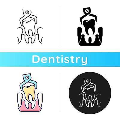 EPS 해외이미지 디자인 일러스트 치과 사람없음 플랫 치아 치과진료 발치 치과용펜치 해외일러스트 병원 진료 소화기관 치과용품 파일형식 벡터 이미지허브