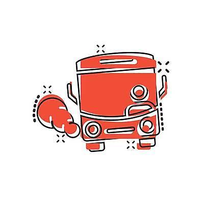 EPS 해외이미지 라인일러스트 일러스트 버스 사람모양 사람없음 주황색 버스기사 해외일러스트 모양 육상교통 컬러 대중교통 운전사 파일형식 벡터 이미지허브