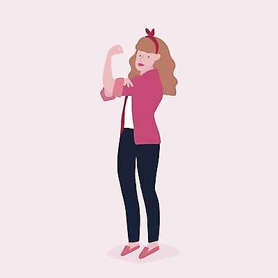 EPS 해외이미지 전신 손 여자 분홍색 일러스트 서기 사람 인종 그래픽 숫자 유행 힘 표현 리더 싸움 유방암 성별 독립 평등 힘찬 스타일 존경 해외일러스트 문자 컬러 컨셉 모션 신체부위 암 파일형식 벡터 질병 의학 이미지허브