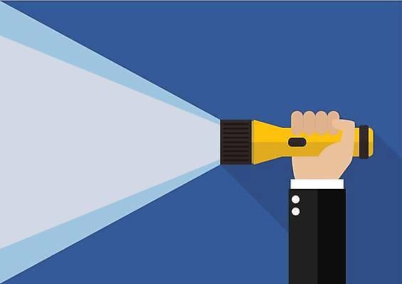 EPS 해외이미지 손 일러스트 비즈니스 모션 신체부위 손전등 잡기 해외일러스트 조명 사람 파일형식 벡터 이미지허브