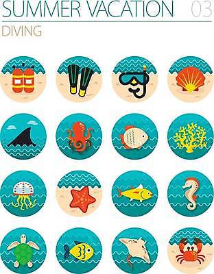 EPS 해외이미지 일러스트 조개 불가사리 어류 사람없음 세트 게 산호 산호초 오리발 지느러미 문어 상어 산소통 해파리 가오리 해마 잠수경 바다거북 해외일러스트 어패류 극피동물 연체동물 통 갑각류 바다동물 수중동물 수중식물 자포동물 거북이 물안경 파일형식 벡터 이미지허브