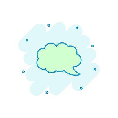 EPS 해외이미지 말풍선 일러스트 사람없음 민트색 해외일러스트 컬러 파일형식 벡터 이미지허브