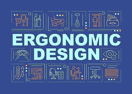 EPS 해외이미지 디자인 배너 영어 점선 선 가구 신발 의자 라인일러스트 일러스트 탁자 사람모양 타이포그라피 사람없음 단어 남색 파일 키링 맞춤 인체공학 해외일러스트 모양 문자 컬러 과학 생활용품 파일형식 벡터 이미지허브