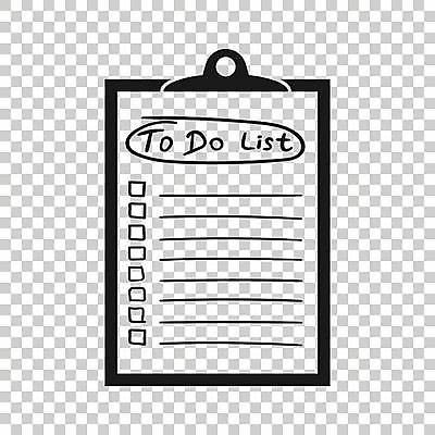 EPS 해외이미지 디자인 백그라운드 일러스트 사람없음 계획 계획표 서류판 체크리스트 카피스페이스 투두리스트 해외일러스트 컨셉 사무용품 공백 리스트 파일형식 벡터 이미지허브