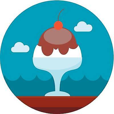 EPS 해외이미지 일러스트 사람없음 체리 빙수 해외일러스트 과일 디저트 파일형식 벡터 이미지허브