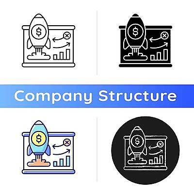 EPS 해외이미지 모델 디자인 일러스트 비즈니스 그래프 사람없음 로켓 플랫 계획 진행 해외일러스트 컨셉 파일형식 벡터 이미지허브