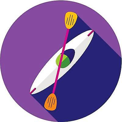 EPS 해외이미지 일러스트 사람없음 여름 보라색 카약 해외일러스트 계절 컬러 수상스포츠 파일형식 벡터 이미지허브