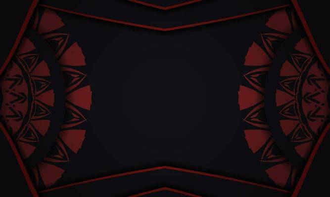 EPS 해외이미지 문양 백그라운드 일러스트 사람없음 빨간색 검은색 화려 고급 해외일러스트 컬러 컨셉 파일형식 벡터 이미지허브