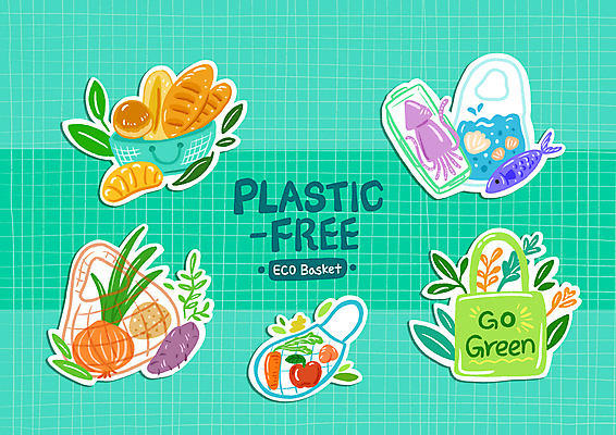 PSD 빵 잎 일러스트 양파 조개 감자 어류 타이포그라피 사람없음 농작물 자연보호 그린캠페인 당근 사과 바게트 크루아상 해산물 장바구니 오징어 고구마 민트색 에코백 제로웨이스트 노플라스틱 국내일러스트 식물 문자 음식 캠페인 컬러 농업 채소 가방 과일 자연 어패류 연체동물 뿌리채소 쇼핑 바구니 수중동물 보호 사회이슈 에코 파일형식