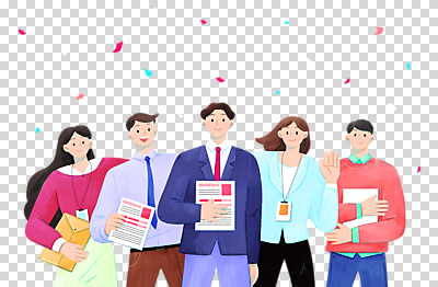 편집 편집이미지 여자 남자 응원 어깨동무 서류봉투 들기 누끼 정장 여러명 상반신 성인 구직 비즈니스맨 비즈니스우먼 동료 취업준비생 손인사 꽃가루 이력서 PNG 사원증 인턴 입사 성인만 편집소스 청년취업 옷 포즈 다수 컨셉 비즈니스 관계 모션 봉투 사람 인사 직장인 가루 파일형식