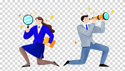 전신 편집 편집이미지 여자 남자 돋보기 서류봉투 들기 누끼 정장 성인 두명 망원경 관찰 비즈니스맨 비즈니스우먼 무릎꿇기 PNG 구인구직 찾기 채용 성인만 편집소스 옷 비즈니스 모션 봉투 사람 구직 직장인 구인 파일형식