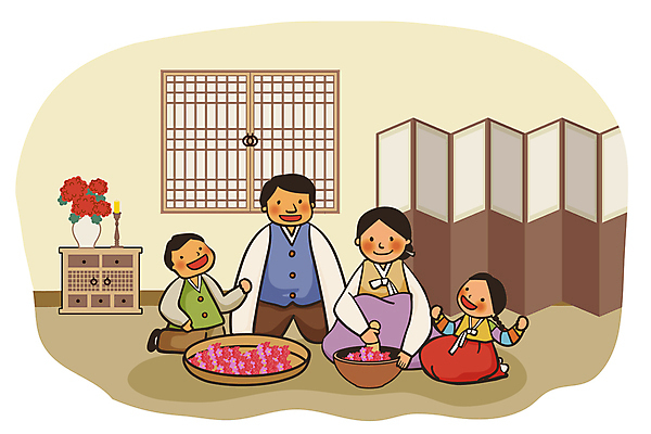 전통 그릇 여자 남자 꽃잎 딸 아들 어린이 일러스트 가족 엄마 소녀 소년 여러명 성인 꽃병 전통놀이 아빠 한복 즐거움 병풍 절구 고가구 다지기 베이지색 봉숭아 전통창문 봉숭아물 물들이기 국내일러스트 AI파일 한국전통 식기 꽃 감정 컬러 가구 다수 창문 관계 놀이 사람 도구 전통의상 파일형식 벡터