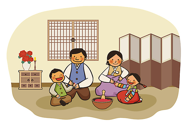 전신 전통 여자 남자 딸 아들 어린이 일러스트 가족 엄마 들기 앉기 소녀 소년 여러명 성인 꽃병 전통놀이 아빠 실 한복 네일아트 손톱 묶기 바르기 병풍 절구 고가구 비닐 감싸기 베이지색 봉숭아 전통창문 봉숭아물 물들이기 국내일러스트 AI파일 한국전통 손 꽃 컬러 가구 다수 창문 관계 모션 재질 놀이 사람 뷰티 도구 전통의상 파일형식 벡터