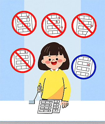 여자 하늘색 일러스트 탁자 한명 웃음 들기 상반신 성인 도장 금지 투표 선거 투표용지 방법 성인여자한명만 기표문양 국내일러스트 AI파일 1 문양 가구 모션 표정 사람 파란색 민주주의 여자한명만 성인여자만 파일형식 벡터