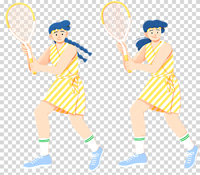 전신 편집 편집이미지 여자 스포츠 협력 함께함 서기 들기 누끼 성인 두명 테니스 테니스라켓 테니스선수 PNG 테니스복 성인여자만 편집소스 컨셉 모션 운동선수 사람 운동복 구기 라켓 여자만 성인만 파일형식