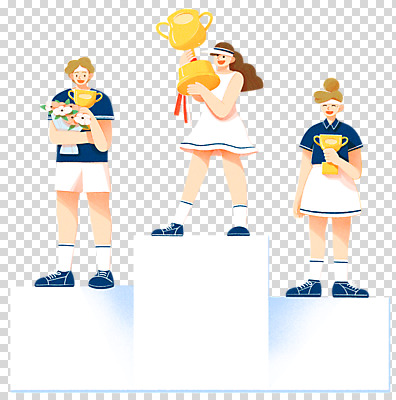 전신 편집 편집이미지 여자 남자 스포츠 꽃다발 서기 웃음 들기 누끼 성인 세명 기쁨 테니스 머리띠 트로피 테니스선수 썬캡 PNG 등수 랭킹 시상대 시상식 테니스복 성인만 편집소스 모자_잡화 꽃 감정 장신구 모션 운동선수 표정 사람 운동복 구기 상_우승 파일형식