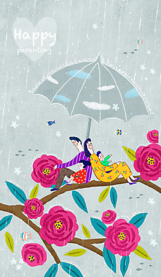 전신 PSD 여자 남자 꽃 딸 행복 아들 어린이 잎 일러스트 우산 가족 엄마 휴식 어류 앉기 소녀 여러명 상반신 성인 눈감음 회색 육아 등맞대기 나뭇가지 아기 비 아빠 국내일러스트 자연요소 나무 식물 감정 컬러 다수 컨셉 관계 모션 날씨 사람 수중동물 파일형식