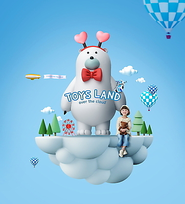 전신 PSD 나무 구름 편집이미지 한마리 여자 어린이 섬 하늘색 안기 나비넥타이 3D캐릭터 한명 앉기 소녀 타이포그라피 장난감 곰인형 놀이공원 기차 한국인 열기구 머리띠 애드벌룬 곰캐릭터 북극곰 대관람차 소녀한명만 이미지편집 자연요소 식물 문자 캐릭터 1 인형 육상교통 동물캐릭터 장신구 곰 항공교통 모션 넥타이 대중교통 사람 동양인 파란색 테마파크 놀이기구 여자한명만 소녀만 파일형식