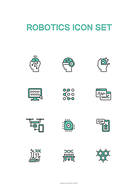 아이콘 모바일 실험 사람없음 모니터 메모리칩 암호 로봇 얼굴모양 시험관 톱니바퀴 커서 온라인 로봇산업 드론 민트색 반도체칩 산업용로봇 이진법 채팅봇 AI_인공지능 2D아이콘 AI파일 모양 산업 얼굴 컬러 실험기구 컴퓨터 수학 부속품 파일형식 벡터