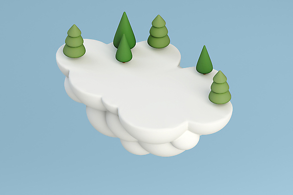 PSD 나무 구름 편집 편집이미지 하늘색 사람없음 3D소스 3D 흰색 디지털합성 오브젝트 편집소스 편집3D 자연요소 식물 컬러 파란색 파일형식