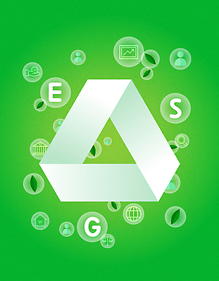 화살표 잎 일러스트 돋보기 사람모양 사람없음 초록색 환경 동전 물방울 사회 삼각형 연결 순환 손모양 양팔저울 경영 지구모양 집모양 ESG 펜로즈 국내일러스트 AI파일 모양 도형 식물 지구 컬러 돈 비즈니스 모션 저울 공동체 파일형식 벡터 손_신체부위