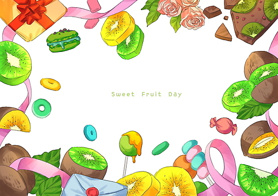 PSD 리본 잎 일러스트 편지봉투 프레임 막대사탕 키위 사람없음 선물상자 장미 초콜릿 달콤 편지 슬라이스 젤리 건과일 마카롱 마시멜로우 알사탕 프레임일러스트 국내일러스트 식물 꽃 과일 디저트 봉투 건조 사탕 선물 상자 맛 파일형식