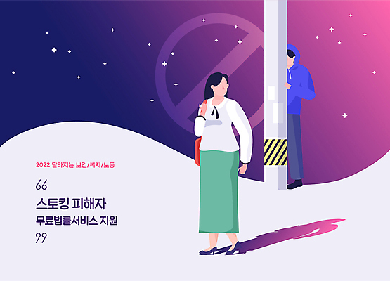 전신 여자 남자 일러스트 그림자 성인 두명 보라색 금지 뒤돌아보기 범죄 변화 야간 범죄인 사회복지 서비스 전봇대 법 귀가 숨기 스토커 스토킹 정부정책 지원 피해자 얼굴없음 성인만 가해자 국내일러스트 AI파일 자연요소 공공시설 컬러 컨셉 모션 사람 피해 복지 정책 파일형식 벡터