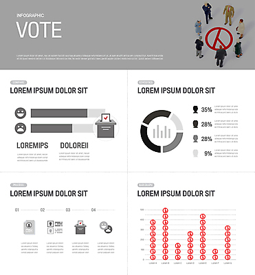 일러스트 수치 그래프 사람모양 사람없음 인포그래픽 회색 투표 선거 인물미니어처 원그래프 투표함 이모티콘 비율 기표문양 국내일러스트 AI파일 모양 문양 컬러 미니어처 민주주의 파일형식 벡터
