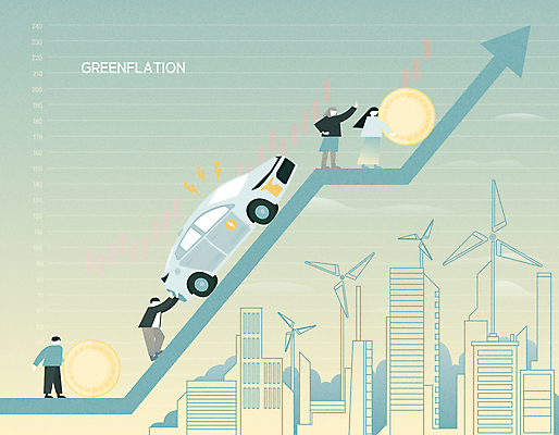 전신 여자 남자 화살표 일러스트 그래프 여러명 성인 초록색 노란색 동전 도시 풍력에너지 밀기 가격 친환경 상승 그라데이션 전기자동차 얼굴없음 성인만 탄소제로 그린플레이션 국내일러스트 AI파일 컬러 다수 컨셉 돈 모션 자동차 사람 환경 그린에너지 파일형식 벡터 인플레이션