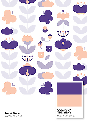 꽃 분홍색 나비 백그라운드 패턴 여러마리 일러스트 사람없음 2022년 울트라바이올렛 트렌드컬러 국내일러스트 AI파일 식물 컬러 다수 곤충 무늬 연도 파일형식 벡터 트랜드컬러