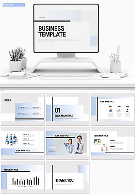전신 템플릿 여자 남자 허리손 하늘색 의자 비즈니스 회의 그래프 웃음 앉기 여러명 상반신 성인 30대 노트북 세트 회색 한국인 비즈니스맨 비즈니스우먼 PPT 프레젠테이션 책상 문서템플릿 성인만 안경낌 애니형PPT 9P 이미지템플릿 안경 컬러 포즈 가구 다수 모션 표정 사람 동양인 장년 파란색 전자제품 직장인 파일형식