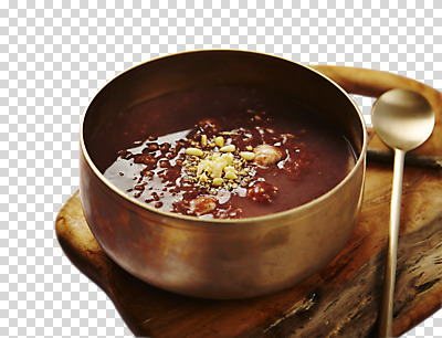 편집 편집이미지 한식 누끼 사람없음 숟가락 잣 PNG 놋그릇 나무도마 단팥죽 편집소스 그릇 음식 도마 수저 목재 견과류 죽 파일형식