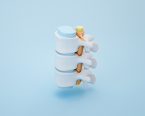 PSD 하늘색 사람없음 3D아이콘 3D소스 3D 척추 연골 척추모형 편집3D 아이콘 뼈 파란색 모형 디지털합성 파일형식