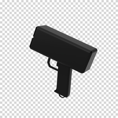 편집이미지 사람없음 3D소스 3D 검은색 디지털합성 오브젝트 PNG 편집소스 플렉스 머니건 컬러 돈 총 신조어 파일형식