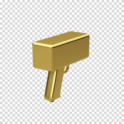 편집이미지 사람없음 3D소스 3D 금색 황금 디지털합성 오브젝트 PNG 편집소스 플렉스 머니건 컬러 돈 총 신조어 파일형식