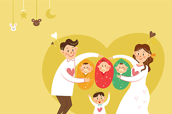 부부 여자 남자 아들 어린이 일러스트 곰 가족 엄마 팔벌리기 소년 여러명 상반신 성인 노란색 임신 만세 하트 아기 토끼 출산 아빠 쌍둥이 다자녀 모빌 국내일러스트 AI파일 모양 동물 커플 컬러 다수 포유류 관계 모션 사람 반려동물 아기용품 자녀 파일형식 벡터