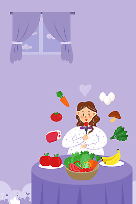 그릇 접시 여자 포크 토마토 일러스트 창문 탁자 바나나 육류 한명 들기 상반신 성인 건강관리 계란 보라색 버섯 임산부 임신 당근 샐러드 하트 사과 먹기 책상 시금치 성인여자한명만 식단관리 국내일러스트 AI파일 모양 1 식기 음식 컬러 가구 채소 과일 식재료 모션 뿌리채소 건강 관리 사람 알 여자한명만 성인여자만 파일형식 벡터