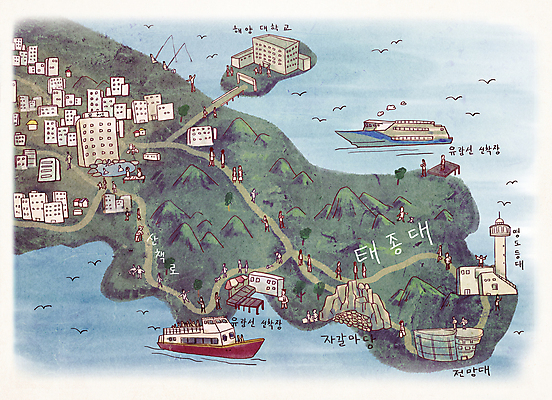 전신 PSD 여자 남자 바다 지도 일러스트 갈매기 낚시 산 등대 여러명 성인 건물 관광지 항구 온천 산책로 바위 유람선 대학교 손그림 전망대 여행지도 부산 국내여행 태종대 영도 성인만 안내도 국내일러스트 건축물 길 여행 다수 배_교통 학교 교통시설 조류 레저 한국 사람 스파 돌_바위 파일형식