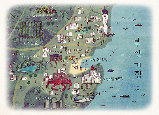 전신 PSD 공원 여자 남자 호수 바다 지도 일러스트 갈매기 등대 여러명 성인 해변 건물 관광지 성당 시장 숲 비석 해수욕장 대나무 손그림 여행지도 대나무숲 부산 대게 국내여행 멸치 자연휴양림 향교 선박 성인만 안내도 국내일러스트 기장군 나무 건축물 공공시설 여행 다수 고건축 수상교통 종교건축 조류 한국 어류 사람 게 교육기관 휴양림 파일형식